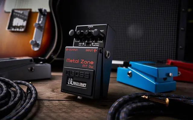 Alt view image 6 of 7 - MT-2W WAZA Craft Metal Zone Guitar Pedal (MT-2W), Black