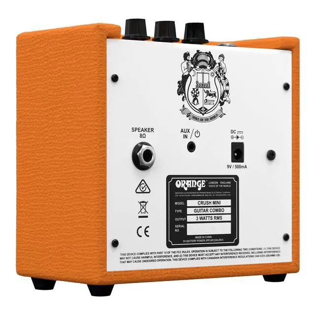 Alt view image 5 of 7 - Crush Mini Guitar Amplifier Combo 3 Watts