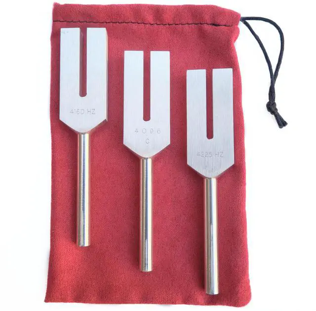 Main image of Angel Tuning Forks for Healing - Made in the USA - 4160 hz, 4225 hz & 4096 hz (aka Crystal Tuner), Connect with Higher Energies and Frequencies - Sound Healing Instrument & Sound Therapy Instruments