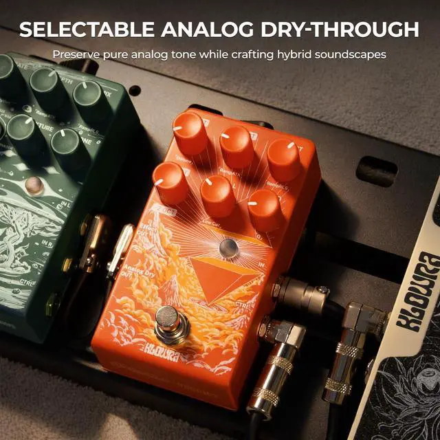 Alt view image 4 of 7 - Verdict Polyphonic Octave Pedal for Guitar & Bass - Pitch Shifter | with Synth, Organ & Cello Emulation; Zero Tone Loss Analog Dry-Through for Live Gigs & Studio; Freeze & Swell Ambient Effects