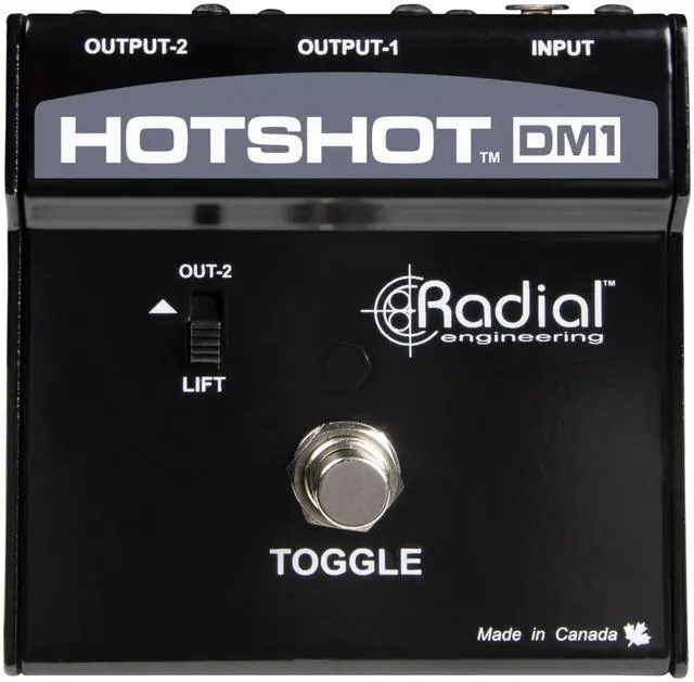 Main image of HotShot DM1 Microphone Signal Muting Footswitch