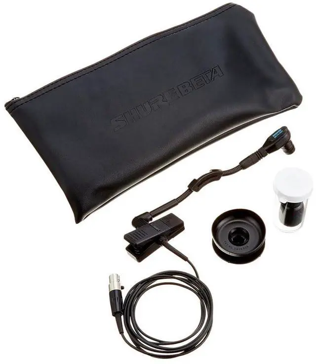 Main image of Wireless BETA 98H/C Microphone - Miniature Instrument Mic with TA4F 4-pin mini XLR Connector, Cardioid Condenser, Clip-on with Gooseneck for Sax/Brass or Rim of Percussion (WB98H/C)
