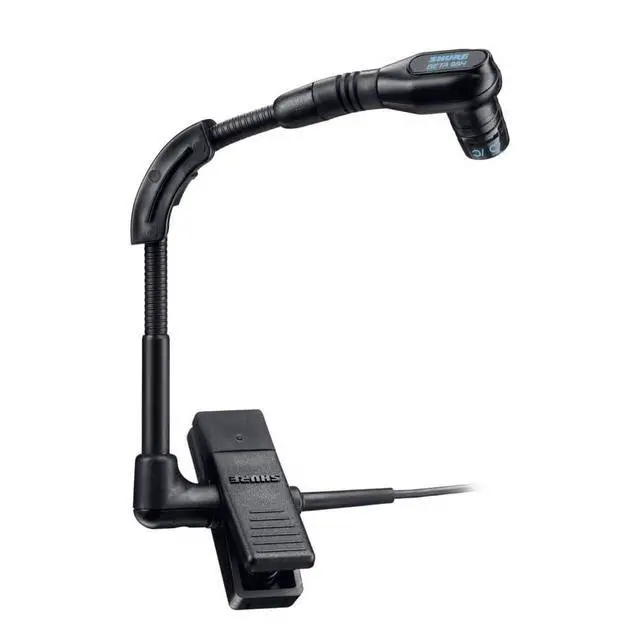 Alt view image 3 of 3 - Wireless BETA 98H/C Microphone - Miniature Instrument Mic with TA4F 4-pin mini XLR Connector, Cardioid Condenser, Clip-on with Gooseneck for Sax/Brass or Rim of Percussion (WB98H/C)