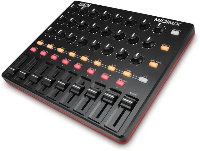 Main image of MIDImix - USB MIDI Controller Mixer with Assignable Faders and Master Fader, 24 Knobs and 16 Buttons, 1 to 1 Mapping With Ableton Live