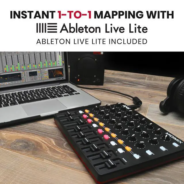 Alt view image 2 of 7 - MIDImix - USB MIDI Controller Mixer with Assignable Faders and Master Fader, 24 Knobs and 16 Buttons, 1 to 1 Mapping With Ableton Live
