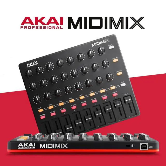 Alt view image 7 of 7 - MIDImix - USB MIDI Controller Mixer with Assignable Faders and Master Fader, 24 Knobs and 16 Buttons, 1 to 1 Mapping With Ableton Live
