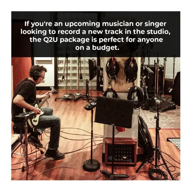 Alt view image 5 of 7 - Q2U USB/XLR Dynamic Microphone Recording and Podcasting Pack (Black)