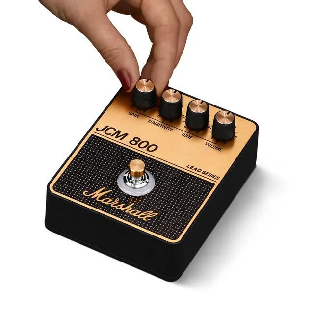 Alt view image 4 of 7 - JCM800 Overdrive/Distortion Pedal - Black and Gold
