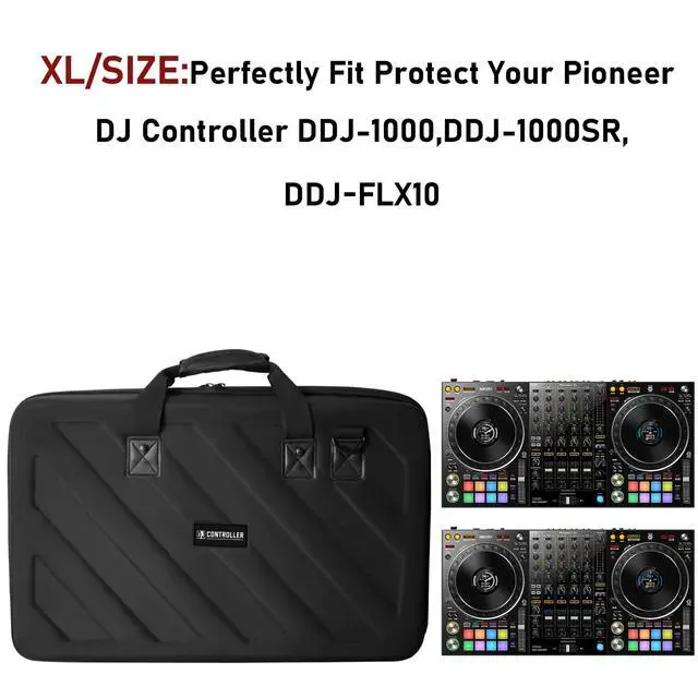 Alt view image 2 of 7 - Hard Case Compatible with Pioneer DJ Controller DDJ-1000,DDJ-1000SR,DDJ-FLX10 Protective Carrying Storage Bag,Blcak(Xl-28.8 x 16 x 4.3 Inch)