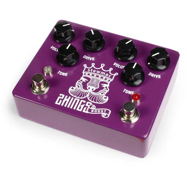 Alt view image 2 of 6 - Two Kings Boost Dual Overdrive Pedal Independent Channels with Clean Boost and Overdrive, DIP Switch Modes, True Bypass