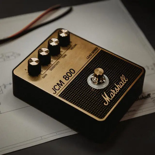 Alt view image 7 of 7 - JCM800 Overdrive/Distortion Pedal - Black and Gold