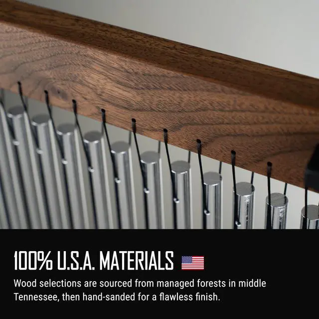 Alt view image 5 of 7 - Chimes Classic Large Single Row Bar Chimes Percussion Instrument Made in U.S.A. (TRE35)