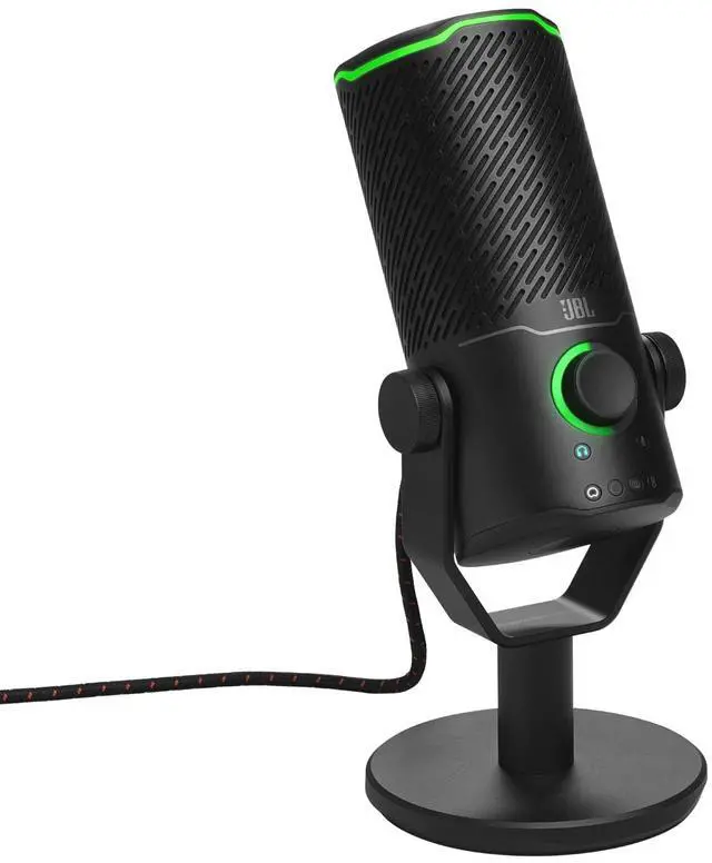 Main image of Quantum Stream Studio - Recording and Gaming - Chrome | Triple condenser microphone for perfect streaming, Four selectable voice pick-up patterns, Dynamic range compressor