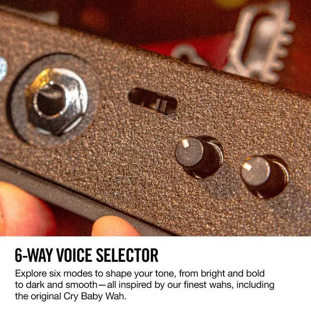Alt view image 4 of 7 - 535Q Multi-Wah Guitar Effects Pedal, Adjustable Boost, 6 Wah Ranges, Model 11537002001