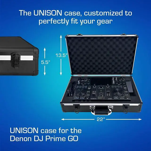 Alt view image 5 of 5 - Denon DJ Prime GO+ Case - Ultra-Lightweight UNISON Hard Case