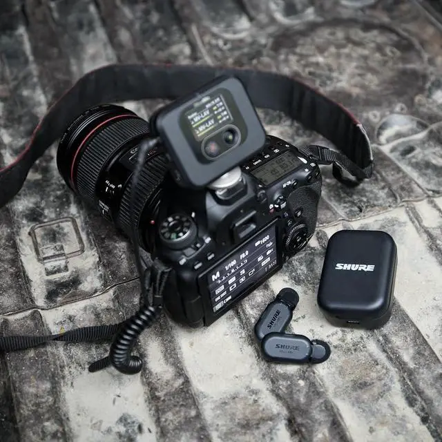 Alt view image 2 of 7 - MoveMic Two - Pro Direct to Phone Wireless Lavalier Microphones for iPhone & Android, 2 Bluetooth Mini Mics, 24 Hours Charge, Quick Set Up, IPX4, Compact & Portable Clip Lavs (MV-Two-Z7)