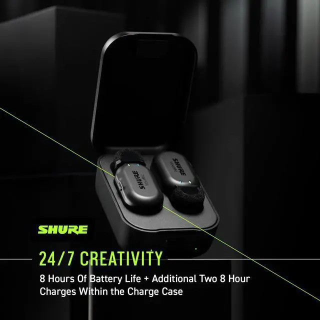 Alt view image 4 of 7 - MoveMic One - Pro Direct to Phone Wireless Lavalier Microphone for iPhone & Android, Bluetooth Mini Mic, 24 Hours Charge, Quick Set Up, IPX4, Compact & Portable Clip Lav (MV-ONE-Z7)