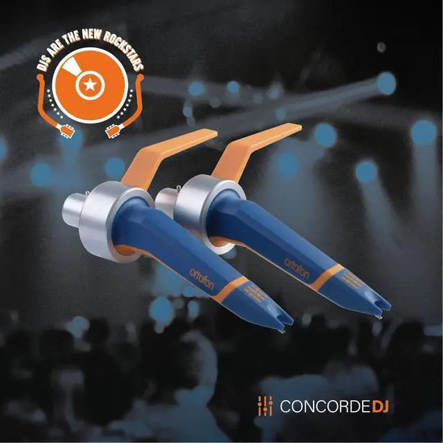 Alt view image 2 of 7 - Concorde MK2 DJ Twin Cartridge