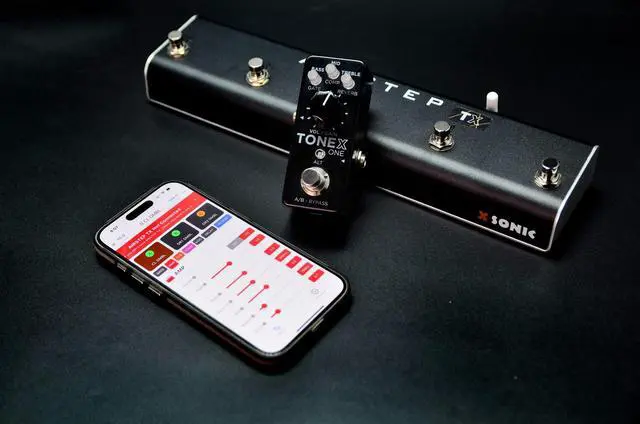 Alt view image 2 of 6 - AIRSTEP TX Edition, TONEX ONE & PEDAL Footswitch, 2 Control Modes(Preset Mode and Effect Mode), 2 Expression Pedal Inputs, Customize Pedal Parameters Through The AIRSTEP TX App