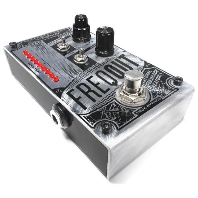Alt view image 3 of 6 - FREQOUT Natural Feedback Creator Pedal Bundle with 2 Patch Cables, 2 Instrument Cables, and 6 Assorted Dunlop Picks