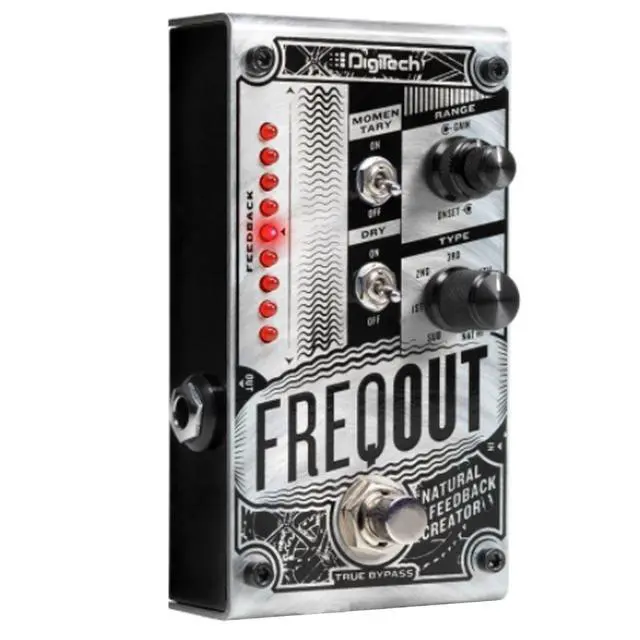 Alt view image 4 of 6 - FREQOUT Natural Feedback Creator Pedal Bundle with 2 Patch Cables, 2 Instrument Cables, and 6 Assorted Dunlop Picks