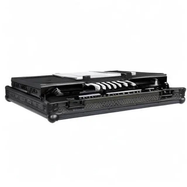 Alt view image 7 of 7 - Headliner Pitch Black Flight Case Compatible with Pioneer DJ DDJ-FLX10 with Laptop Platform & Wheels