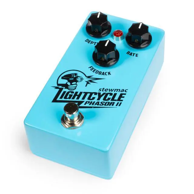 Alt view image 3 of 6 - Lightcycle Phasor II Optical Phaser Pedal Vintage 70s-Inspired Phase Modulation with Depth, Rate, & Feedback Controls