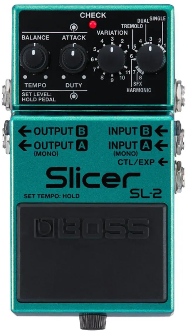 Main image of SL-2 Slicer | Compact Pedal for Guitar, Keyboard, DJs & More | Instantly Create Pulsating Grooves | Multiple Slicer Paths | 88 Onboard Patterns | Stereo Output Options