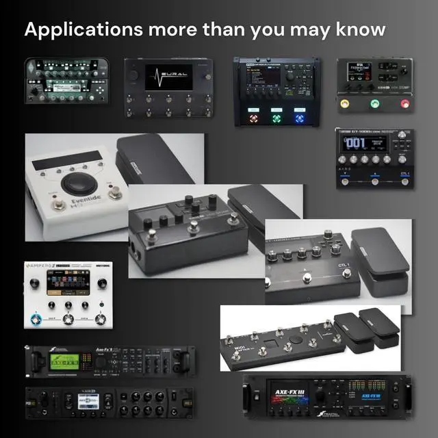 Alt view image 3 of 7 - Paint Audio Foot Captain Dual Outputs Expression Pedal Multi-effects Compatible for Tip/Ring Connection (Foot Captain)