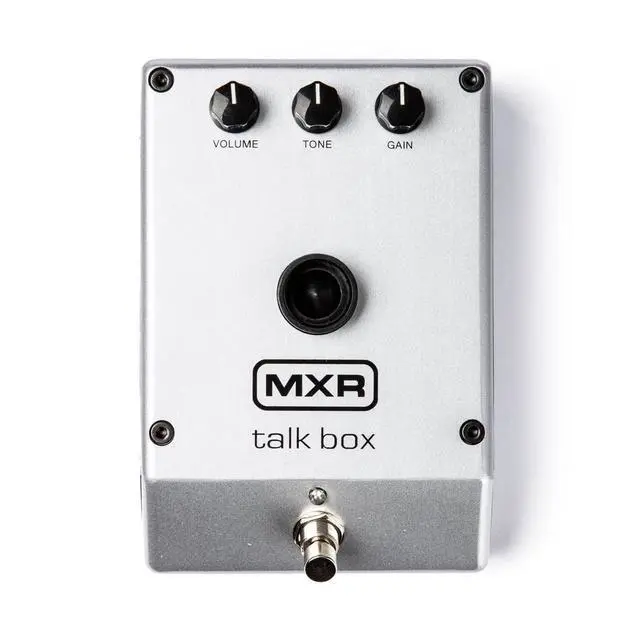 Alt view image 2 of 7 - MXR M222 TALK BOX Effects Pedal Voicebox for Guitar, Keyboard and other instruments with 2- Cable, Dunlop Picks, 2- MXR Patch Cable Bundle