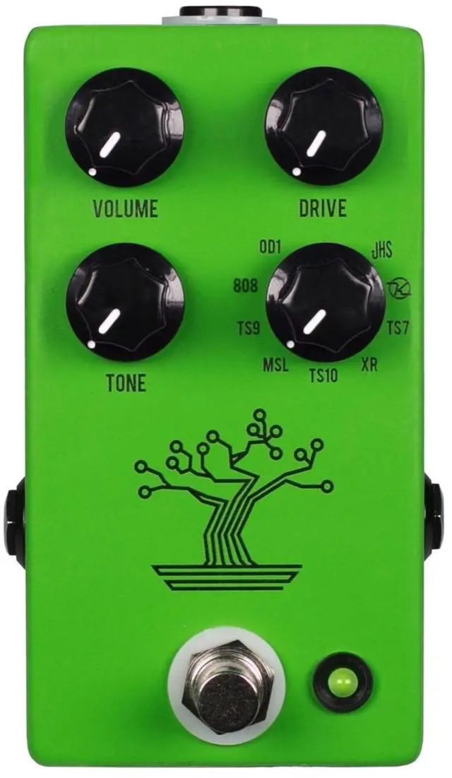Main image of Bonsai 9-Way Screamer Overdrive Guitar Effects Pedal, Green