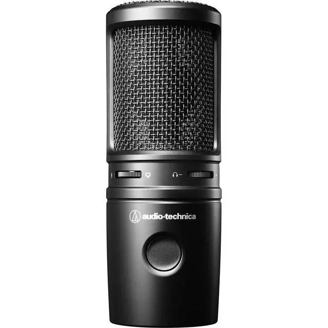 Alt view image 3 of 7 - AT2020USB-X Cardioid Condenser USB Microphone with Microphone Arm + Wind Screen Pop Filter + Cleaning Cloth (4 Items)