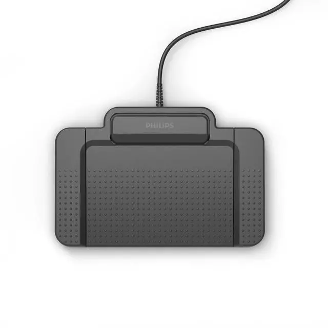 Alt view image 2 of 6 - ACC2330 4-Pedal Foot Control for Digital Systems for Professional Dictation with Toe Touch Control