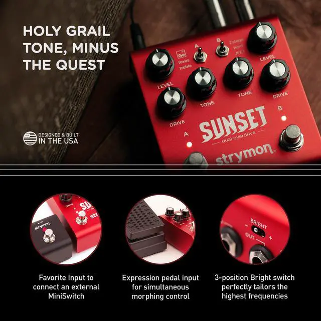 Alt view image 6 of 6 - Sunset Dual Overdrive Pedal