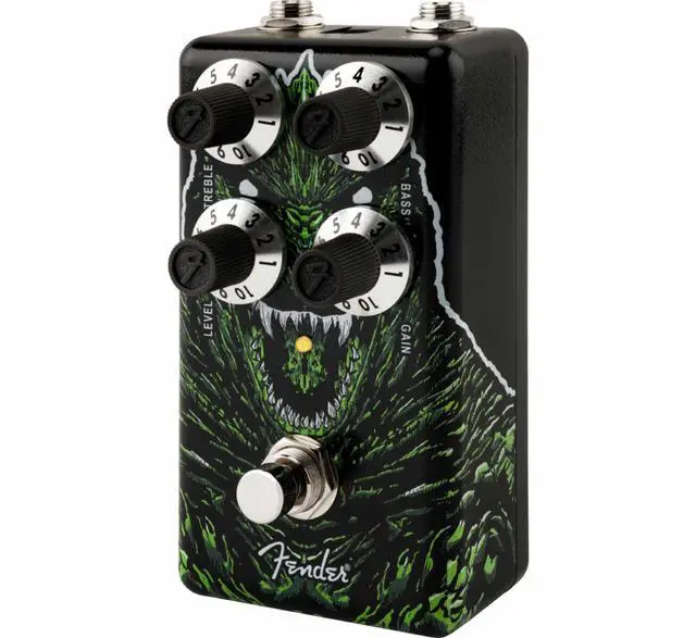 Alt view image 3 of 7 - Godzilla Distortion Pedal Officially Licensed Guitar Effects Pedal with Active Treble & Bass EQ, High Gain Distortion for Electric Guitar, Rock & Metal Tones, Kaiju Artwork