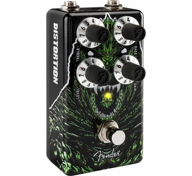 Alt view image 6 of 7 - Godzilla Distortion Pedal Officially Licensed Guitar Effects Pedal with Active Treble & Bass EQ, High Gain Distortion for Electric Guitar, Rock & Metal Tones, Kaiju Artwork