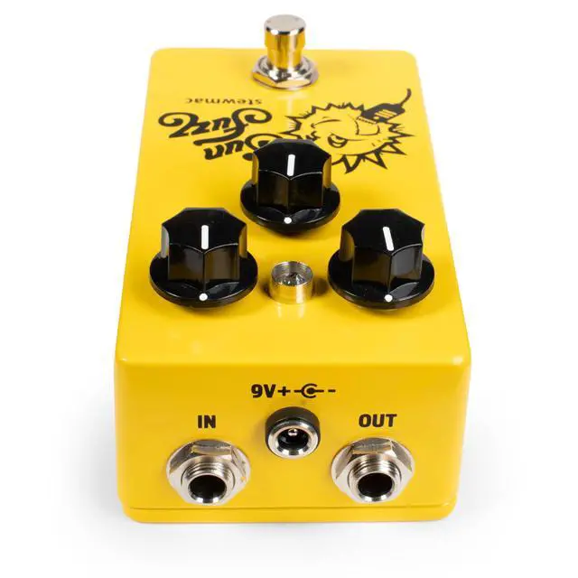 Alt view image 3 of 6 - Sun Fuzz Pedal Classic 60s-Inspired Fuzz with True Bypass, Silicon BC108 Transistor, Volume, Fuzz & Tone Controls Bias and Clean Trim Pots