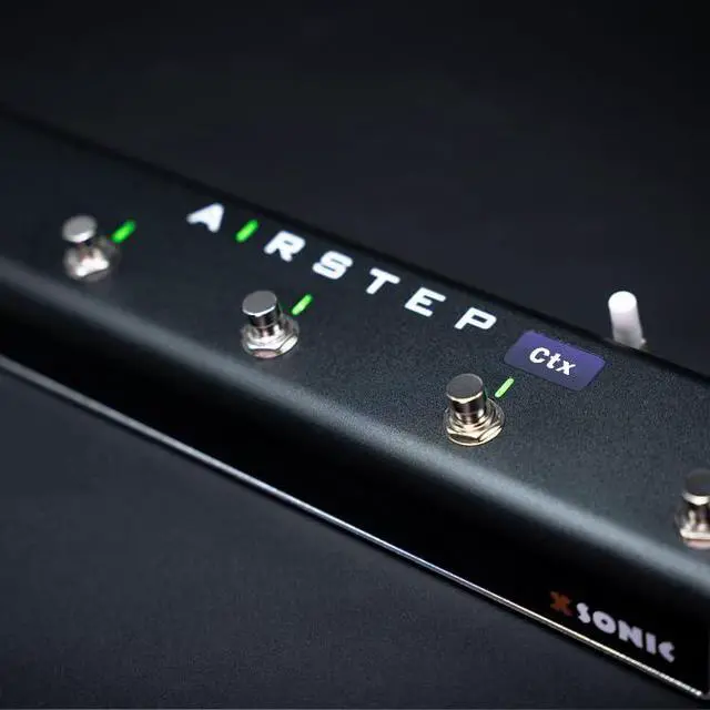 Alt view image 2 of 5 - AIRSTEP Ctx Wireless Foot Controller for Nano Cortex, Preset/Effect Modes, Dual Expression Inputs, AIRSTEP Cortex App Config, Works with Cortex Cloud App, Rechargeable Battery