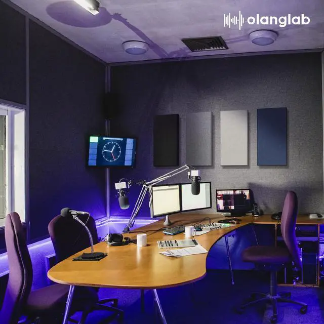 Alt view image 7 of 7 - Fiberglass Acoustic Wall Panels 4 Pack, 11.8'' x 23.6'' Sound Panels, Fabric Wrapped Sound Proof Panels for Walls (Navy)