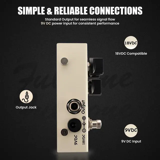 Alt view image 5 of 7 - OCD v1.4 Guitar Overdrive Pedal, MOSFET Clipping, HP/LP Mode, Guitar Effects Pedal with True Bypass, 3-Knob Control, 9-18V DC, Made in USA