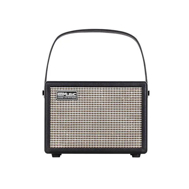 Alt view image 2 of 7 - Acoustic/Electric Guitar Amplifier, 15 Watt Portable Bluetooth Amp for Guitar Acoustic/Electric with Reverb Effect, 2 Band EQ,Black