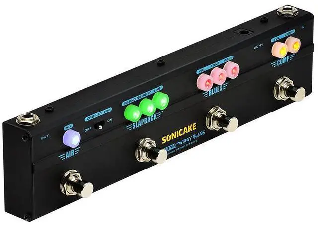 Main image of Guitar Multi Effect Pedal Overdrive Compressor Delay Reverb Guitar Pedal Twiggy Blues Vintage Blues Retro Rock Tone With Cab Sim
