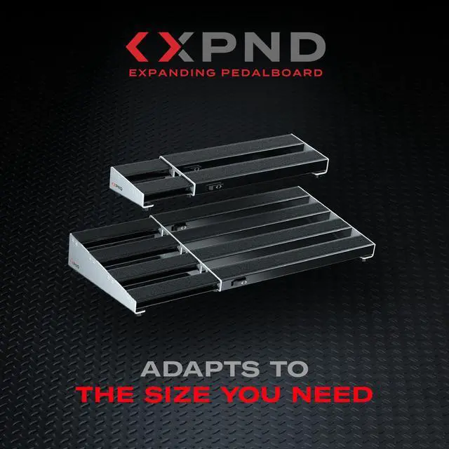 Alt view image 2 of 7 - XPND Guitar Pedal Board Case - Backline Pedalboard Transporter - Pedal Board Carry Case for XPND 1 or Single Row Pedal Boards - Padded Carry Strap and Dividers