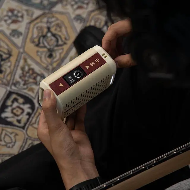 Alt view image 7 of 7 - Pulze Mini 5W Mini Smart Guitar Amp,Headphone Amp with BT Speaker Mobile APP for Electric Guitar, Acoustic or Bass