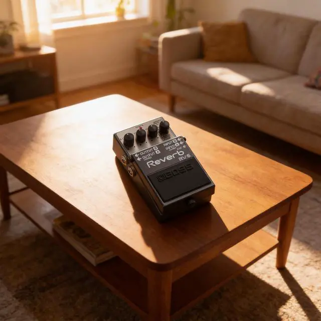 Alt view image 6 of 7 - RV-6 Reverb Bundle with Gearlux Instrument Cable, Patch Cable, Picks, and Austin Bazaar Polishing Cloth