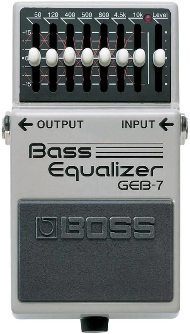 Main image of GEB-7 Seven-Band Graphic Bass Equalizer Guitar Pedal