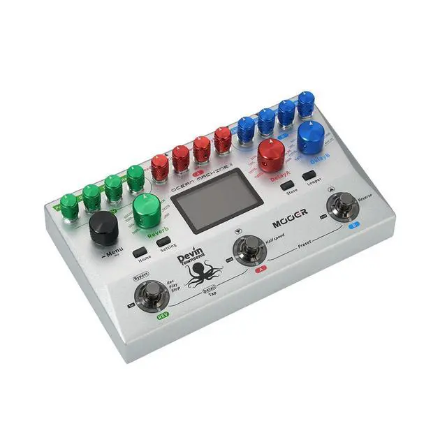 Alt view image 6 of 6 - Ocean Machine II Dual Delay Reverb and Looper Pedal | Full MIDI Support, Ambient tool for Guitar Bass Keyboard Acoustic Guitar Synth Electric violins Electronic Wind Instruments