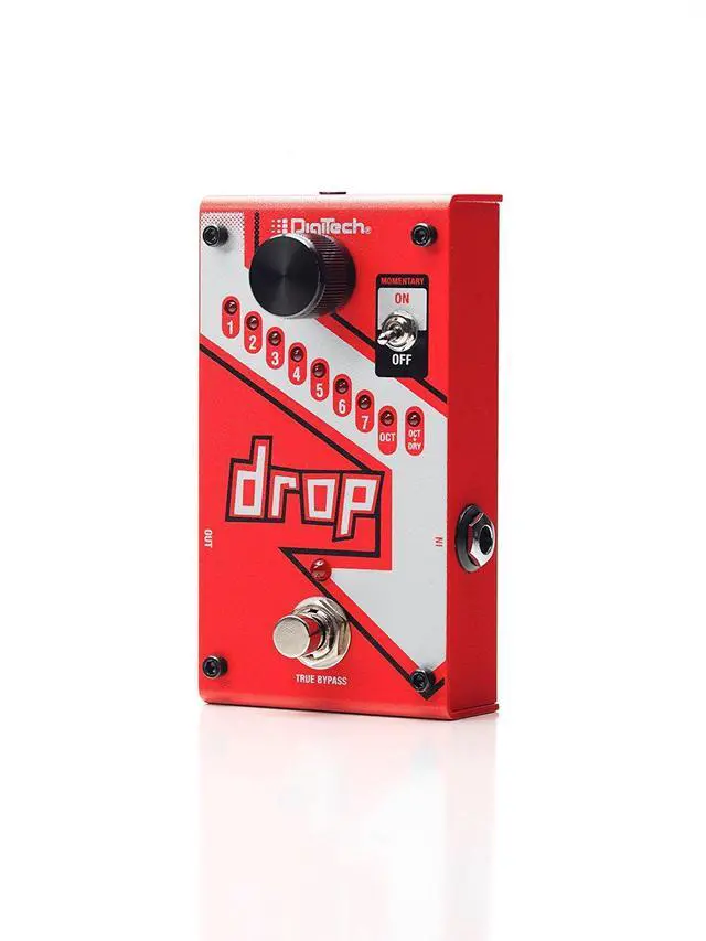 Alt view image 3 of 6 - DROP Polyphonic Drop Tune Pitch-Shifter Pedal Bundle with 2 Patch Cables, 2 Instrument Cables, and 6 Dunlop Picks