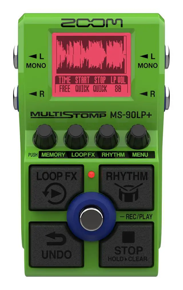 Main image of MS-90LP+ MultiStomp Looper Pedal with 90-Minute Loops, 13-Hour Recording, High-Fidelity 32-Bit Float Audio, Backlit LCD, Rhythm Patterns, and MIDI, for Guitarists, Bassists, & Keyboardists