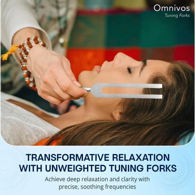 Alt view image 3 of 6 - Solfeggio Tuning Forks for Healing Set - Made in the USA - Chakra Tuning Fork Set Includes 528 hz Tuning Fork - Sound Healing Instruments & Sound Therapy Instruments